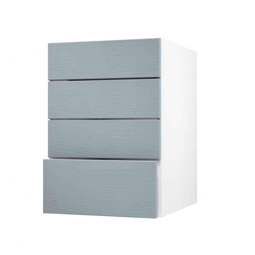 Halesworth Dusk Blue 500 Deep Drawer Door Open