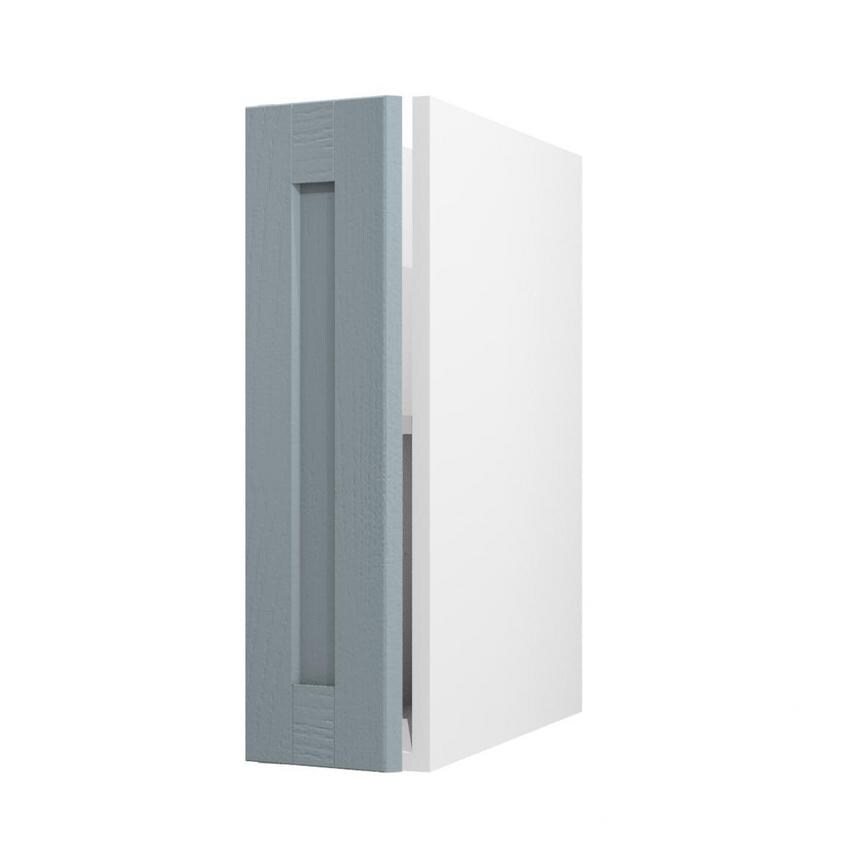Halesworth Dusk Blue 200 Full Height Pull Out Door Open