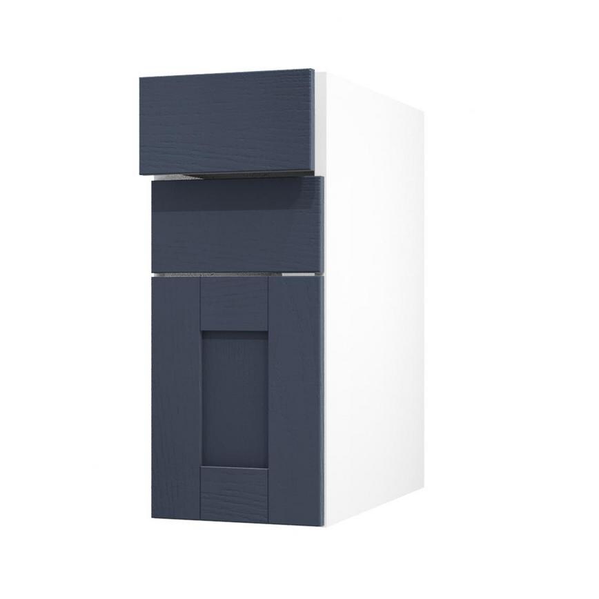 Halesworth Navy 300 Drawer Door Open