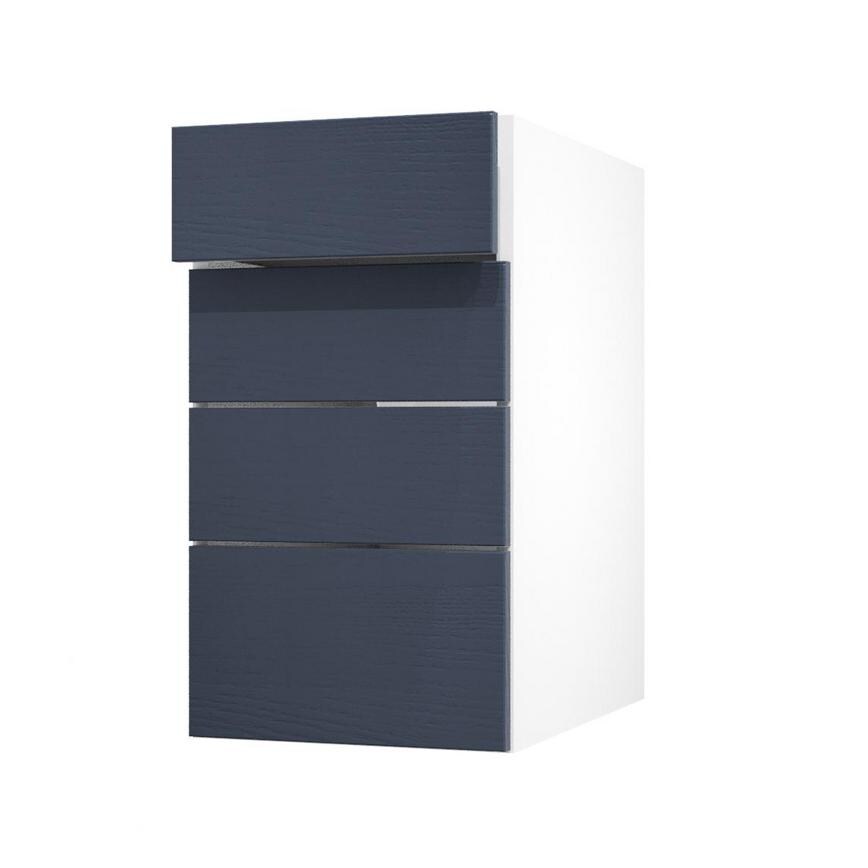 Halesworth Navy 400 Drawer Door Open