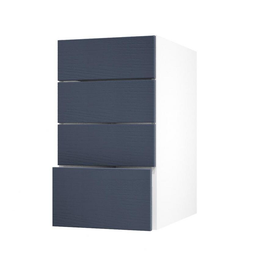 Halesworth Navy 400 Deep Drawer Door Open