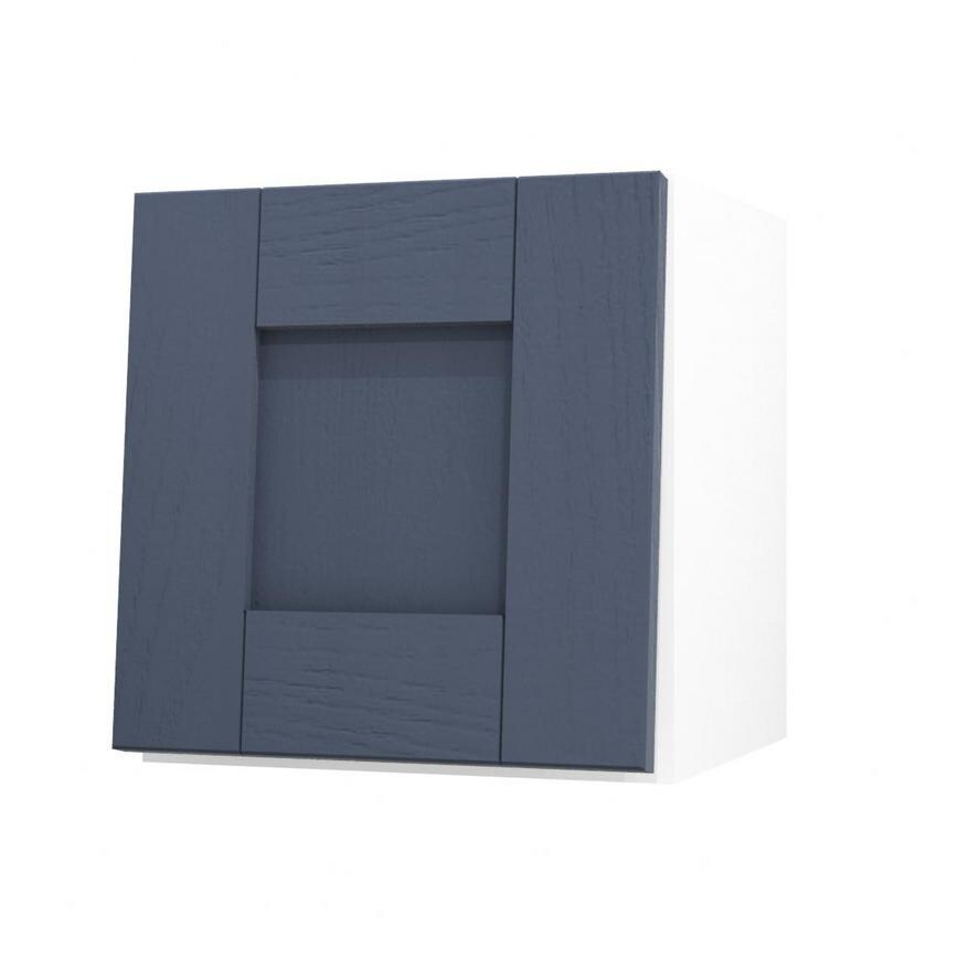 Halesworth Navy 350 Half Height Door Open