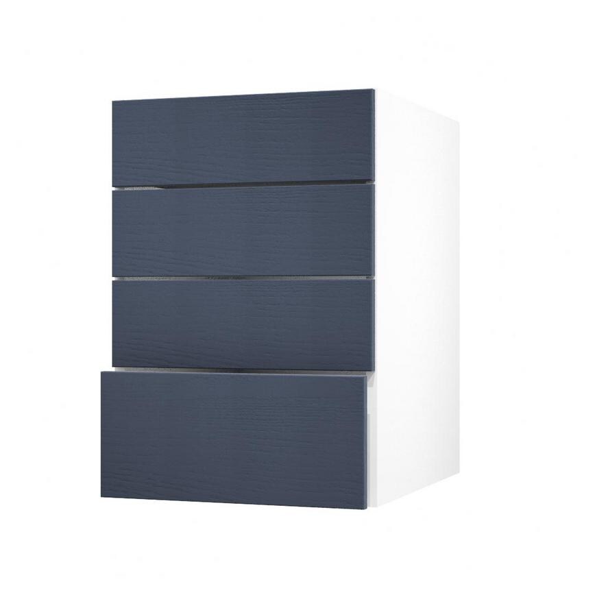 Halesworth Navy 500 Deep Drawer Door Open