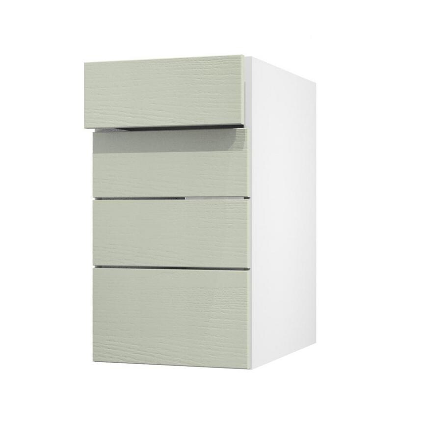 Halesworth Sage Green 400 Drawer Door Open