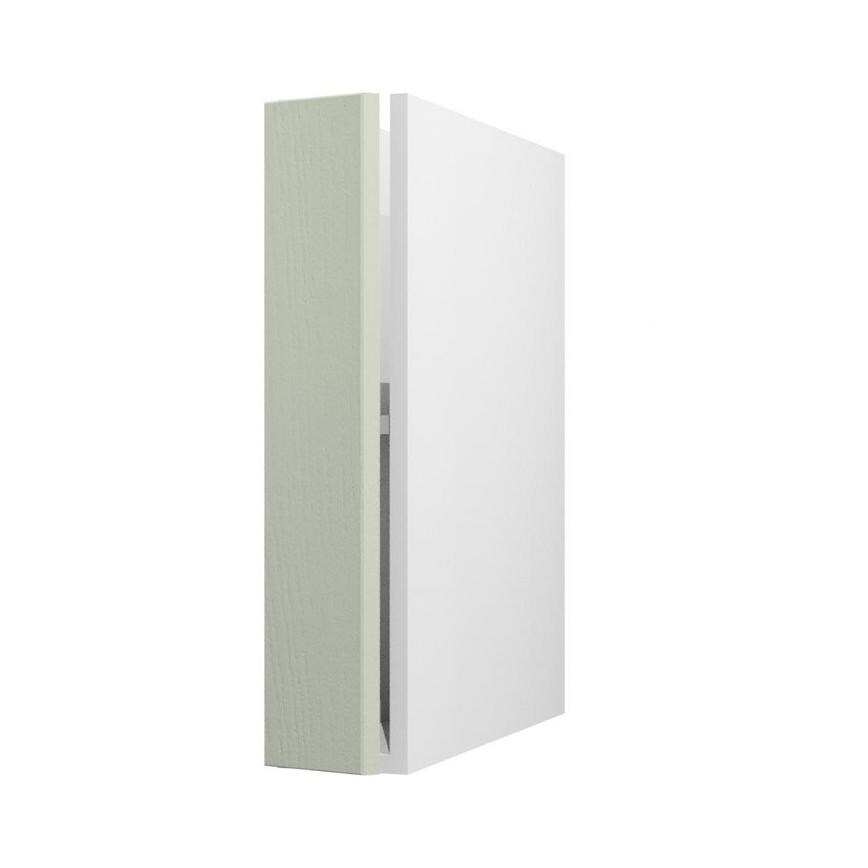Halesworth Sage Green 150 Full Height Pull Out Door Open