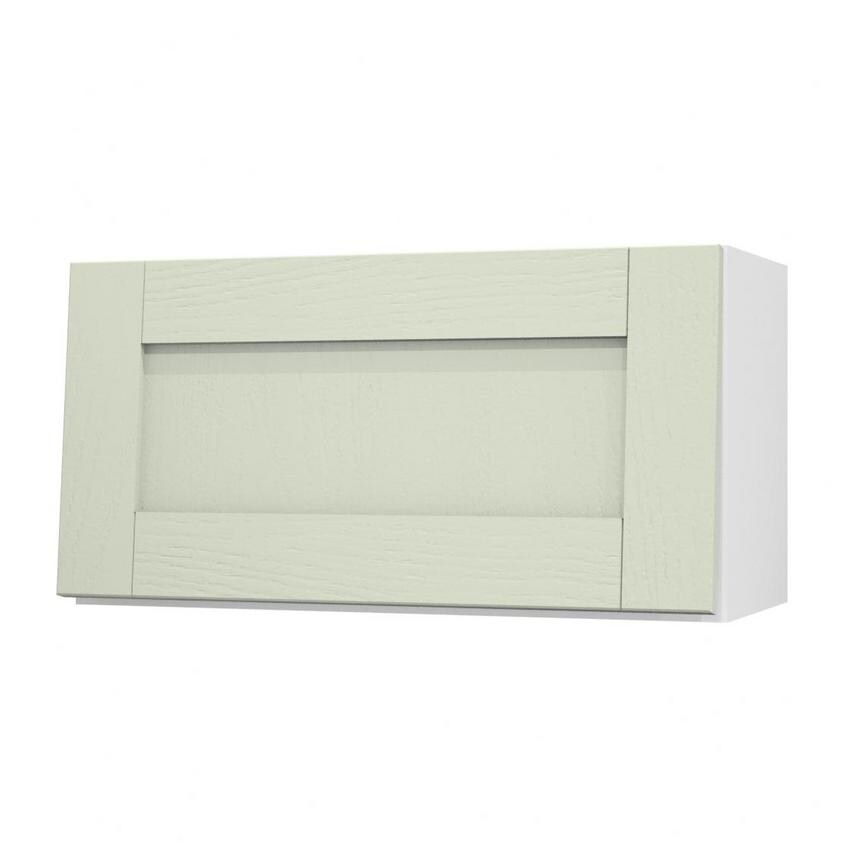 Halesworth Sage Green 700 Half Height Door Open