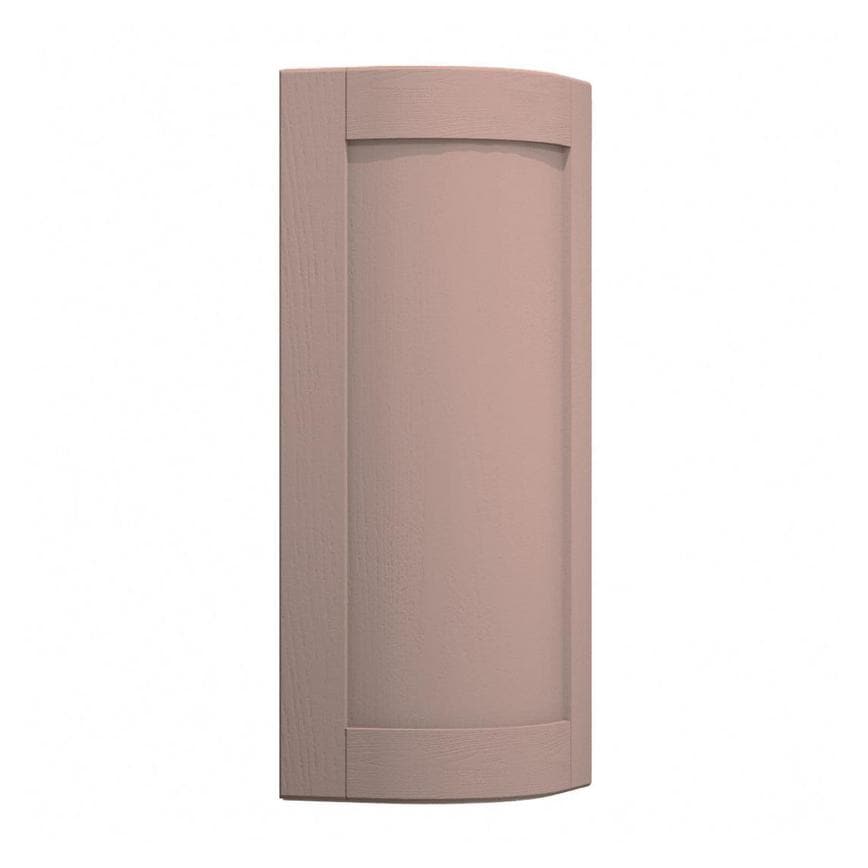 Halesworth Antique Rose 600mm x 310mm Tall Curved Door Shown Open at an Angle