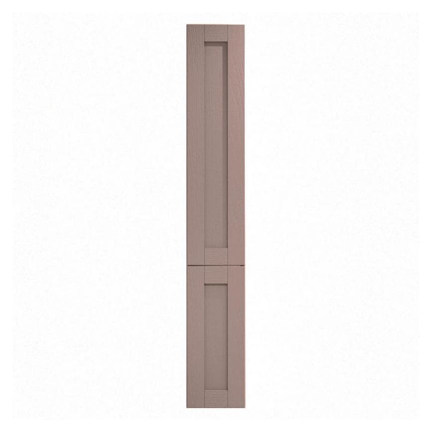 Halesworth Antique Rose 300mm x 1200mm Larder Door Shown Closed from the Front as Part of a Full Height Larder Unit