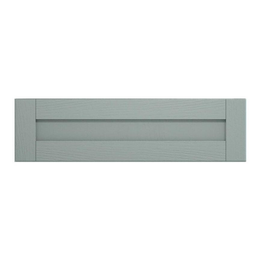 Halesworth Seafoam 1000mm x 275mm Appliance Drawer Shown Closed from the Front as a Single Drawer
