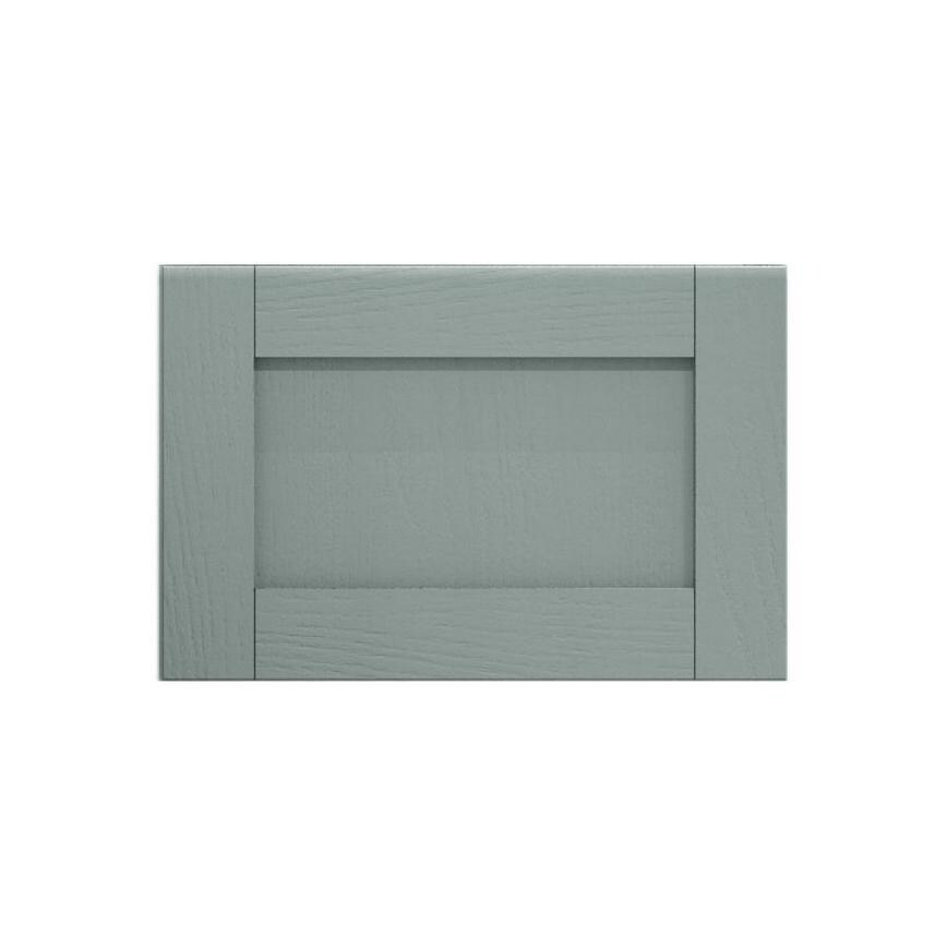 Halesworth Seafoam 600mm x 394mm Pan Drawer Shown Closed from the Front as a Single Drawer