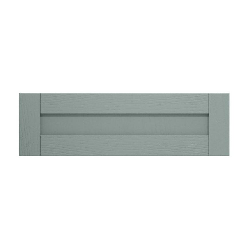 Halesworth Seafoam 900mm x 275mm Pan Drawer Front Shown from the Front as a Single Drawer
