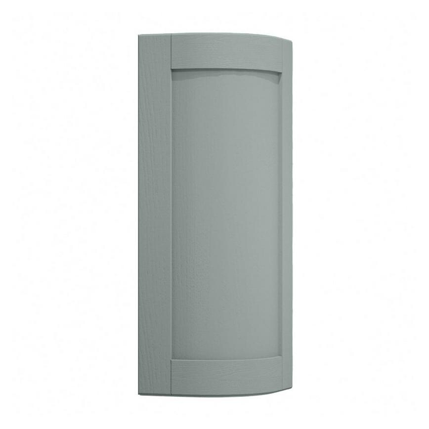 Halesworth Seafoam 600mm x 310mm Tall Curved Door Shown Open at an Angle