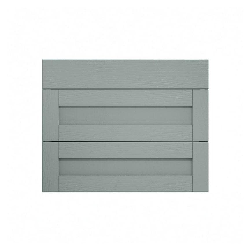 Halesworth Seafoam 900mm x 160mm Drawer Front Shown Closed as Part of a Full Drawer Unit