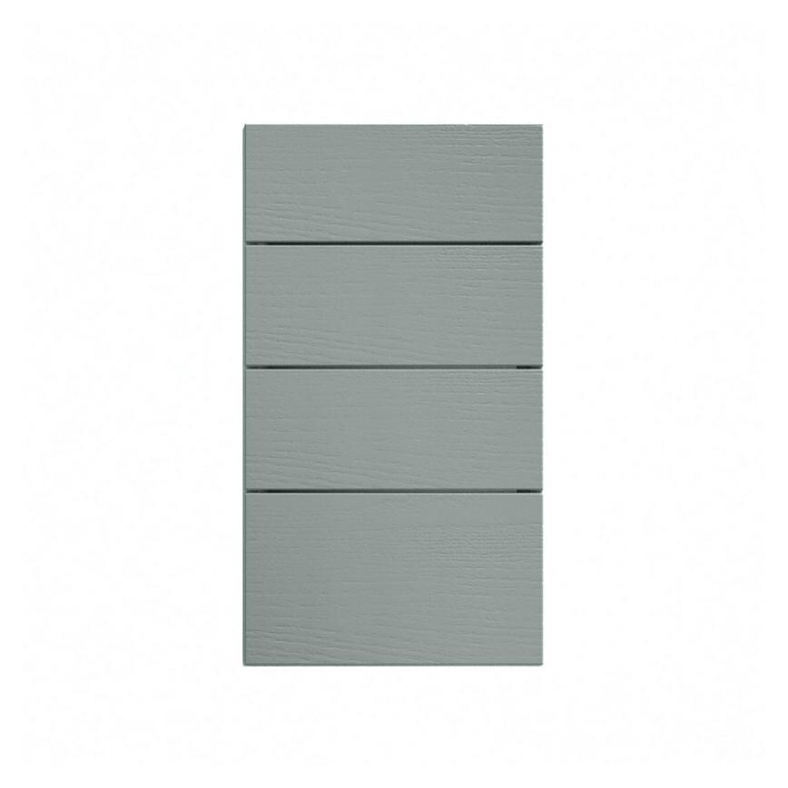Halesworth Seafoam 400mm x 160mm Drawer Front Shown Closed from the Front as Part of a Full Drawer Unit