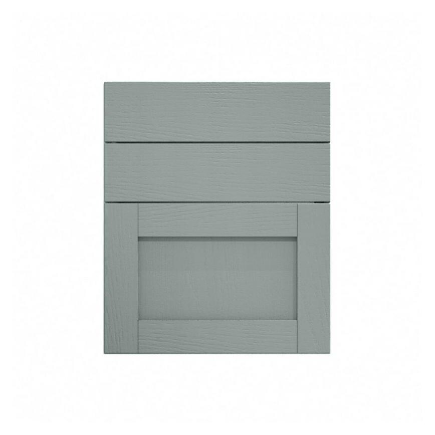 Halesworth Seafoam 600mm x 394mm Pan Drawer Shown Closed from the Front as Part of a Drawer Unit