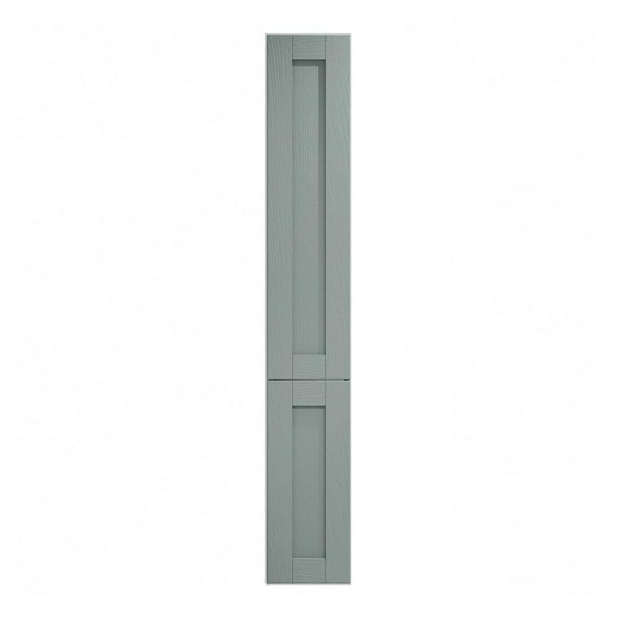 Halesworth Seafoam 300mm x 1200mm Larder Door Shown Closed from the Front as Part of a Full Height Larder Unit