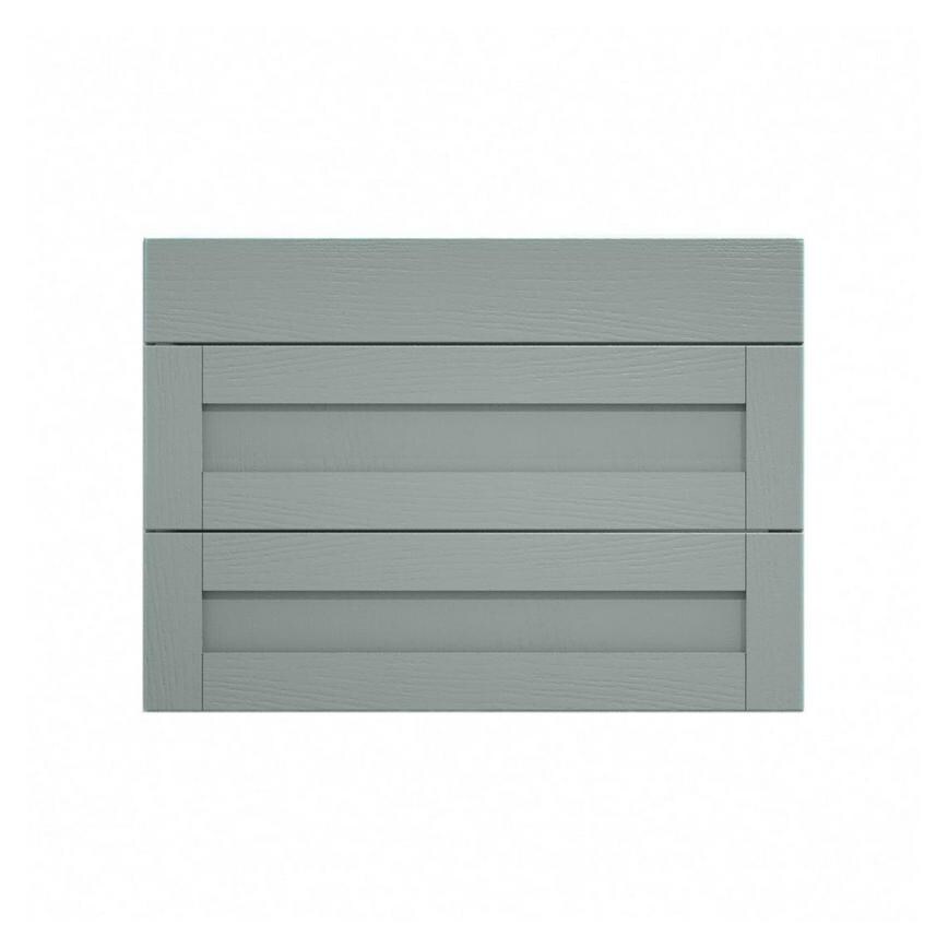 Halesworth Seafoam 1000mm x 275mm Appliance Drawer Shown Closed from the Front as Part of a Full Drawer Unit