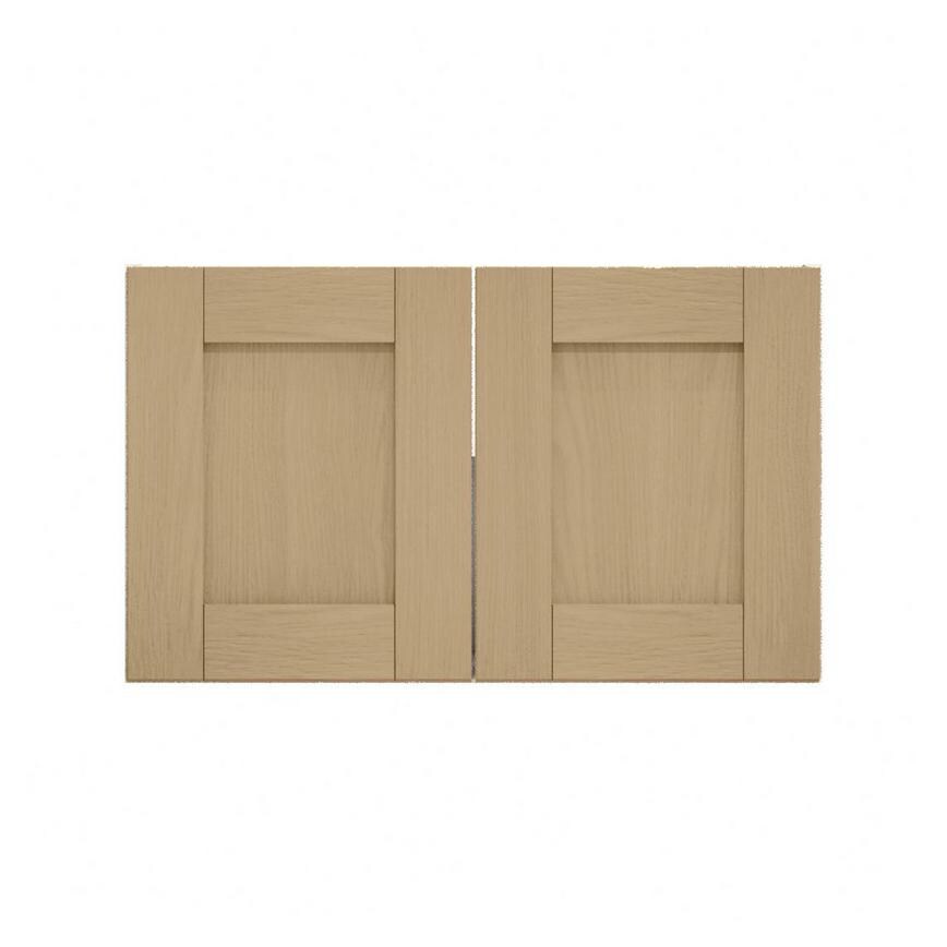 Halesworth Oak 800mm x 481mm Pair of Doors Shown Closed from the Front
