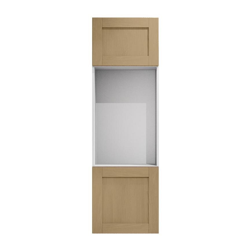 Halesworth Oak 600mm x 622mm Appliance Door Shown from the Front as Part of a Appliance Tower Unit