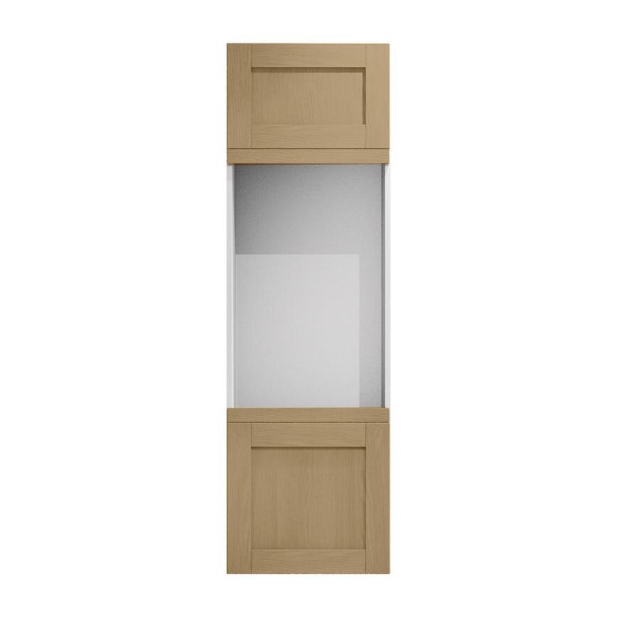 Halesworth Oak 600mm x 600mm Appliance Door Shown Closed from the Front as Part of an Appliance Unit