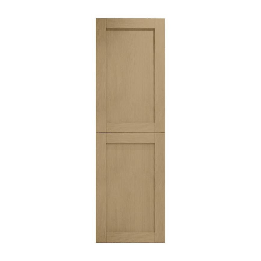 Halesworth Oak 600mm x 945mm Appliance Door Shown Closed from the Front as Part of an Appliance Tower Unit