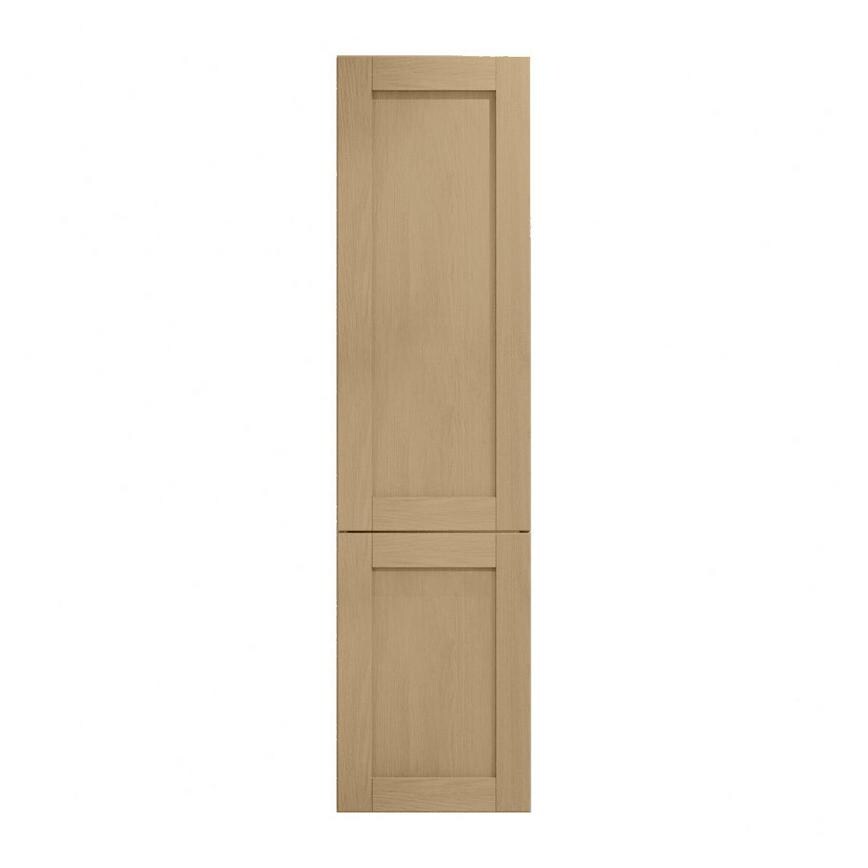 Halesworth Oak 500mm x 1220mm Full Height Larder Door Shown Closed from the Front as Part of a Full Larder Unit