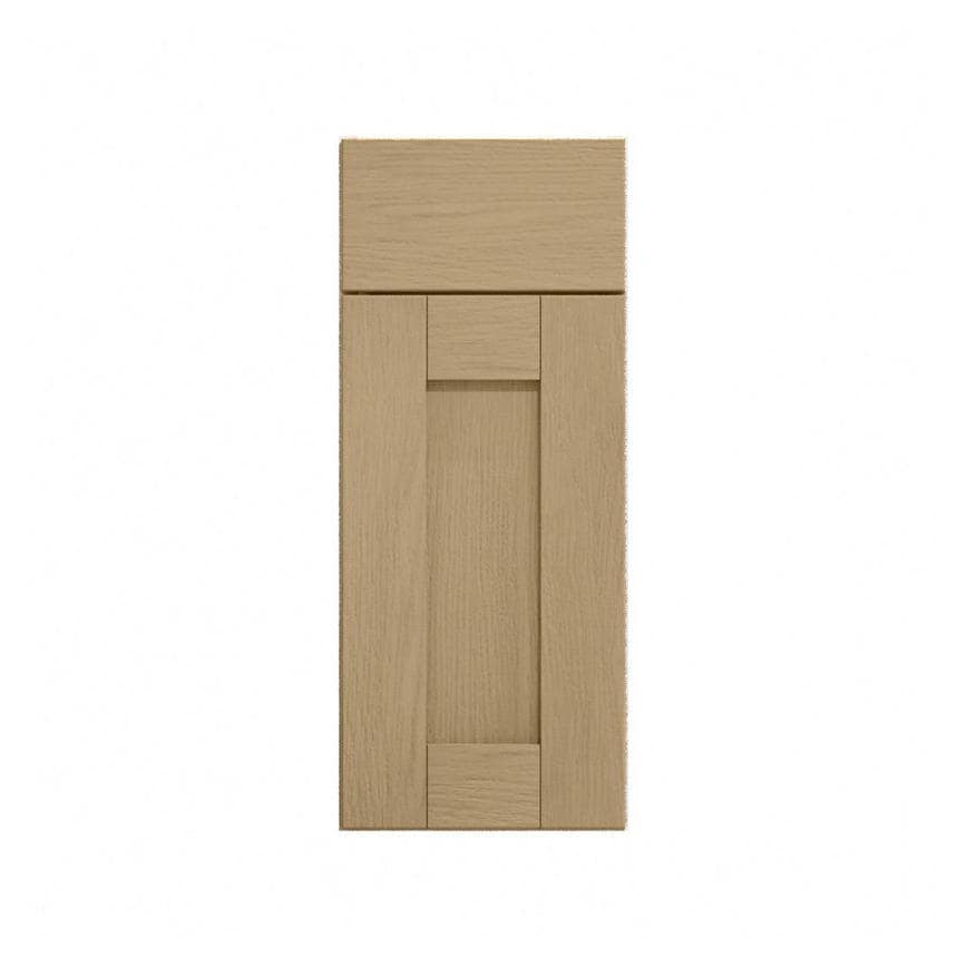 Halesworth Oak 300mm x 557mm Door Front Shown Closed from the Front as Part of a Door and Drawer Unit