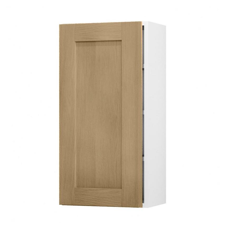 Halesworth Oak 450mm x 900mm Tall Door Front Shown Open at an Angle as a Single Door