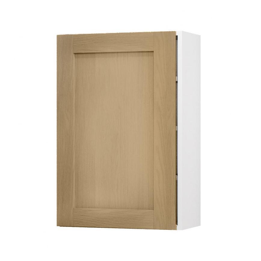 Halesworth Oak 600mm x 900mm Tall Door Front Shown Open at an Angle as a Single Door
