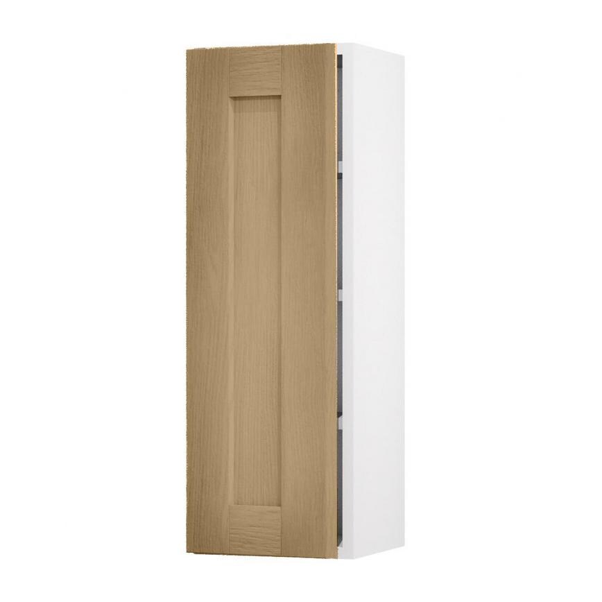 Halesworth Oak 300mm x 900mm Tall Door Shown Open at an Angle