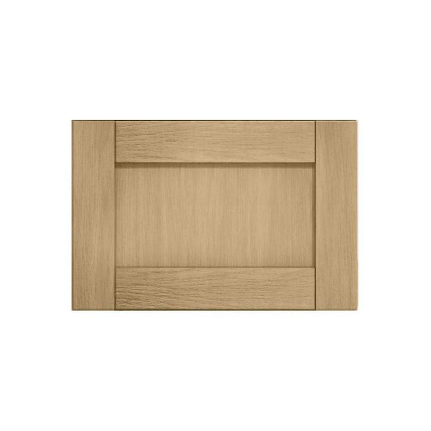 Halesworth Oak 600mm x 394mm Pan Drawer Shown Closed from the Front as a Single Drawer