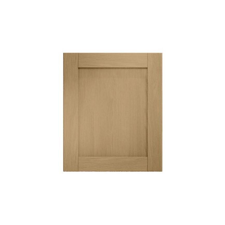 Halesworth Oak 600mm x 733mm Appliance Door Shown Closed From the Front as a Single Door
