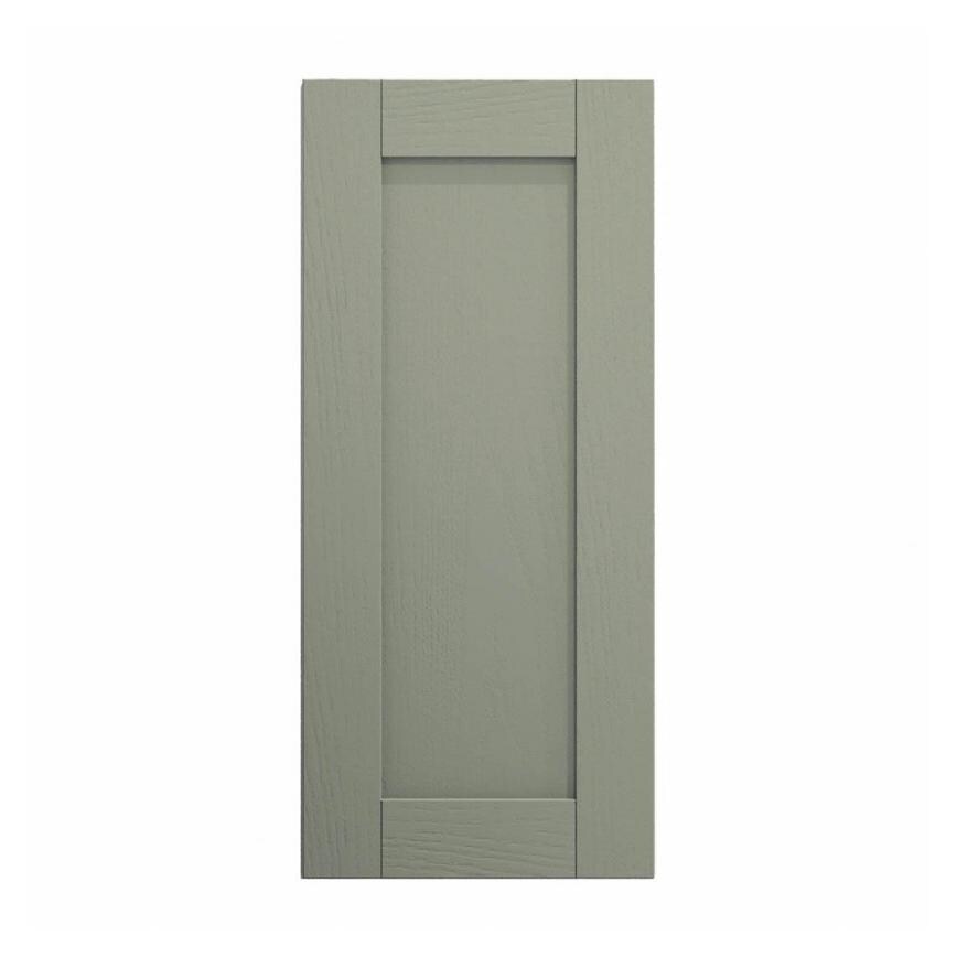Halesworth Reed Green 400mm x 900mm Tall Door Shown Closed from the Front