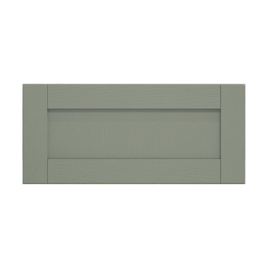 Halesworth Reed Green 800mm x 360mm Half Height Door Shown Closed from the Front as a Single Door