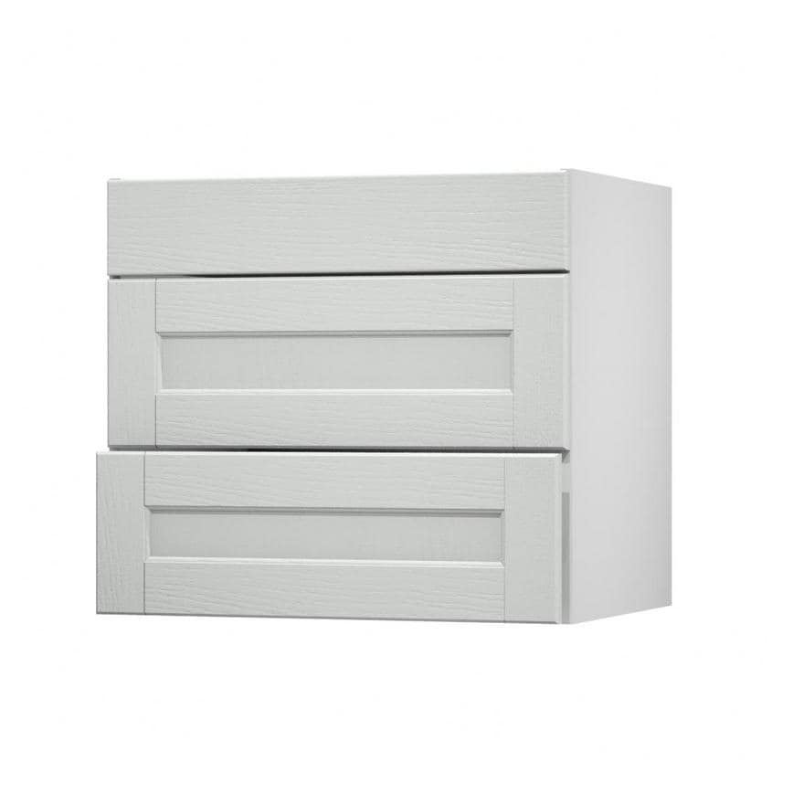 Bridgemere Dove Grey 800 Pan Drawer Open