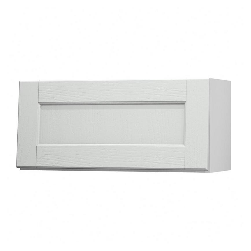 Bridgemere Dove Grey 800 Half Height / Pan Drawer Door Open