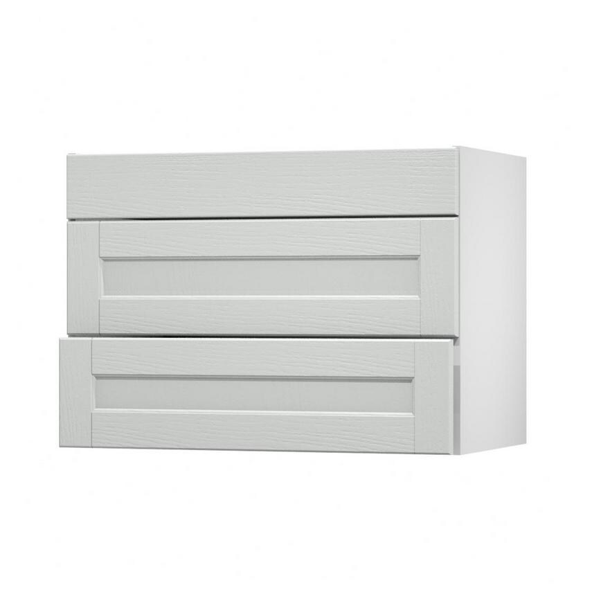 Bridgemere Dove Grey 1000 Fridge Freezer Wall Door Open