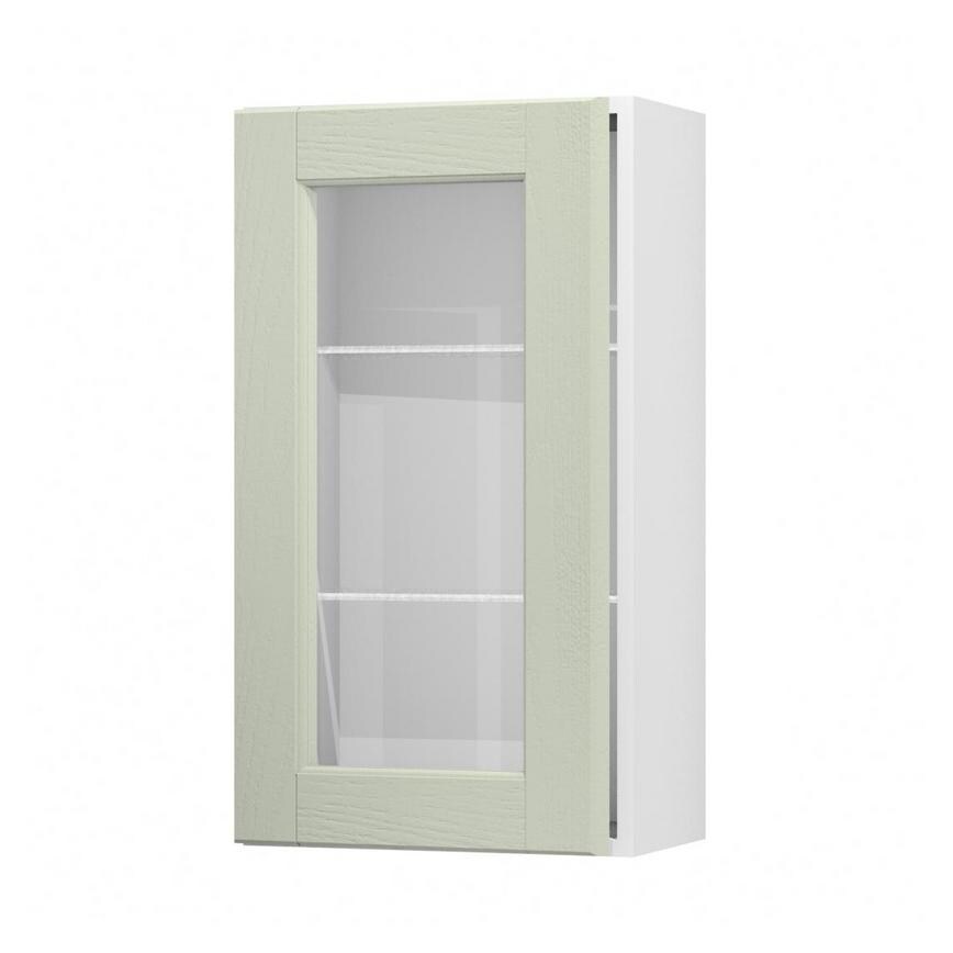 Bridgemere Sage Green 500 Tall Glass Door Open