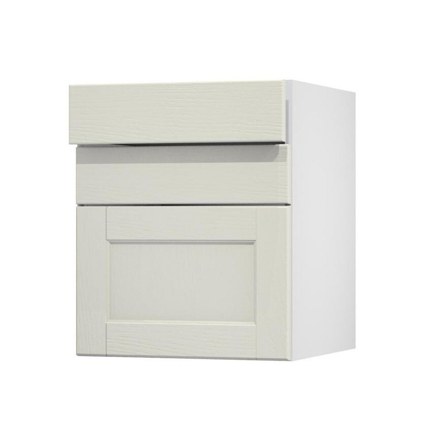 Bridgemere Linen 600mm x 394mm Pan Drawer Shown with the Drawer Open at an Angle as Part of a Drawer Unit