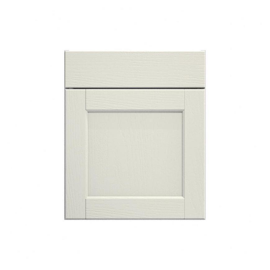 Bridgemere Linen 600mm x 557mm Door Front Shown Closed from the Front as Part of a Door and Drawer Unit