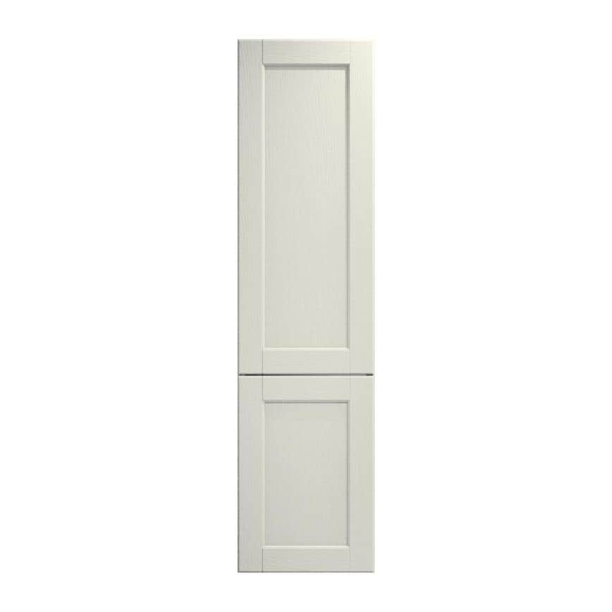 Bridgemere Linen 500mm x 1220mm Full Height Larder Door Shown Closed from the Front as Part of a Full Larder Unit