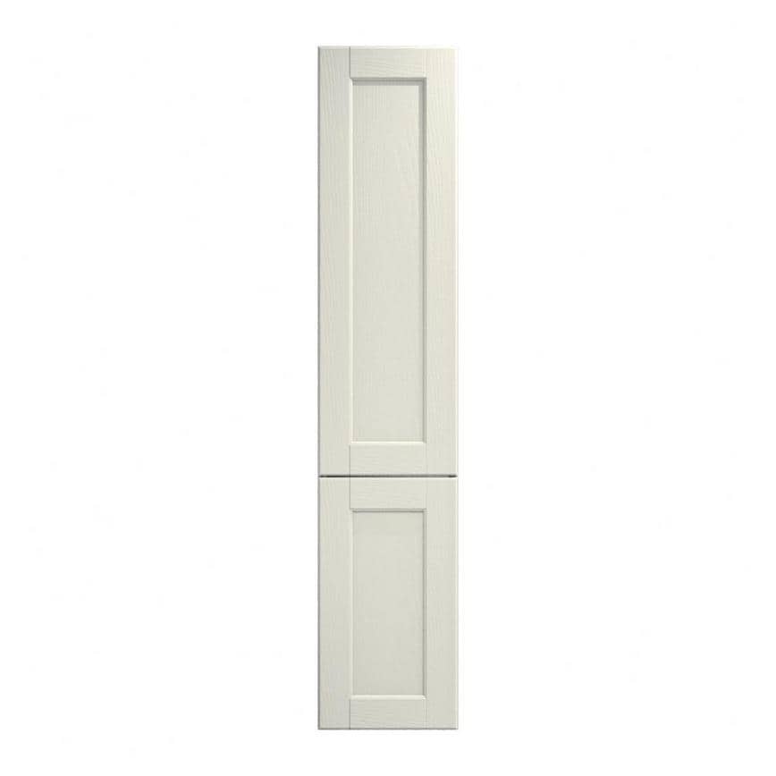 Bridgemere Linen 400mm x 1200mm Full Height Larder Door Shown Closed from the Front as Part of a Full Larder Unit