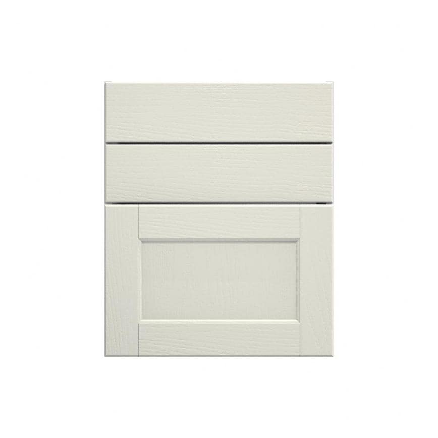 Bridgemere Linen 600mm x 394mm Pan Drawer Shown Closed from the Front as Part of a Drawer Unit