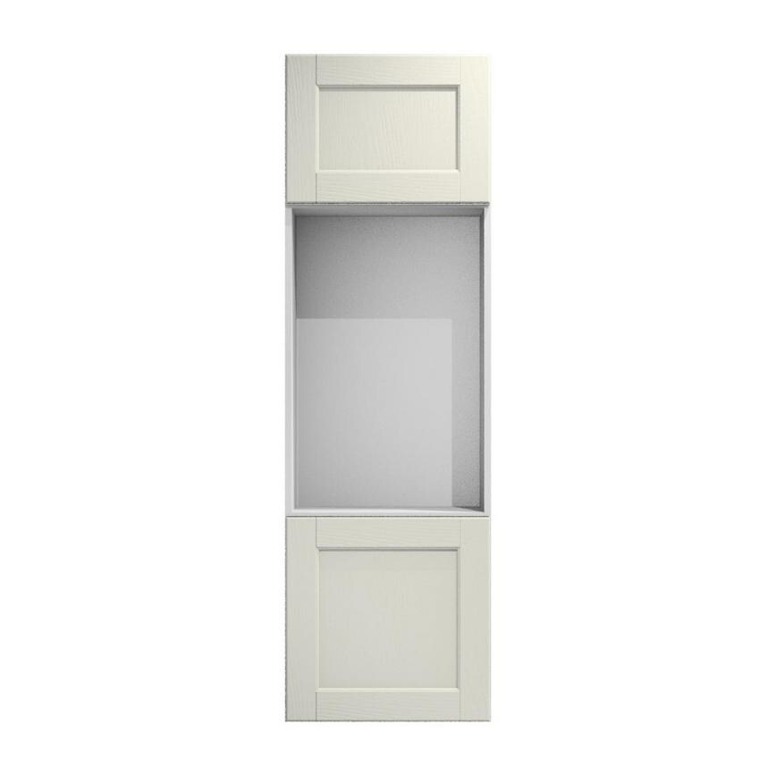 Bridgemere Linen 600mm x 622mm Appliance Door Shown from the Front as Part of a Appliance Tower Unit