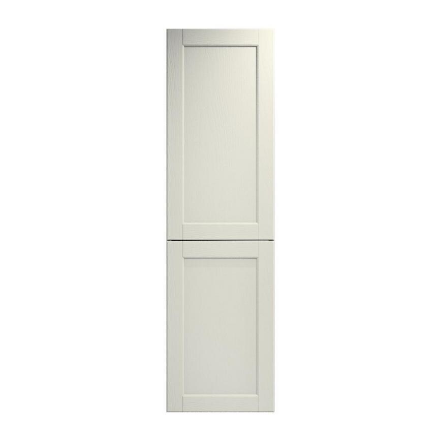 Bridgemere Linen 600mm x 1171mm Appliance Door Shown Closed from the Front as Part of an Appliance Tower Unit