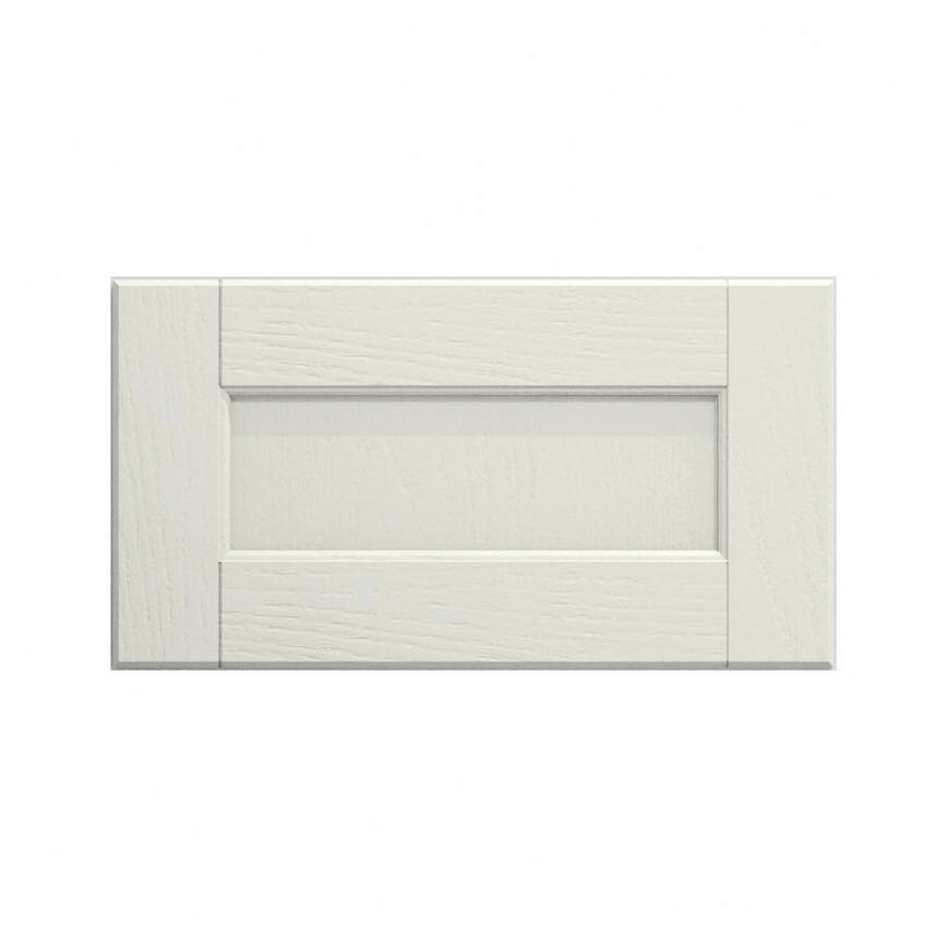 Bridgemere Linen 600mm x 326mm Integrated Microwave Top Box Door Shown Closed from the Front