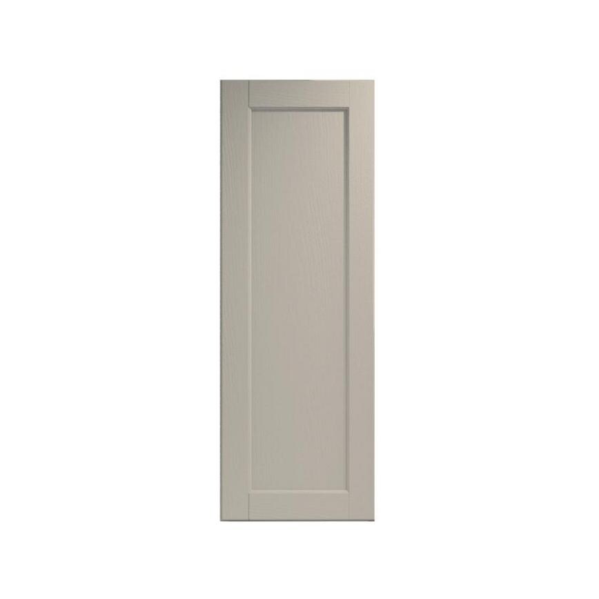 Bridgemere Pebble 500mm x 1400mm Tall Larder Door Shown Closed from the Front as part of a Full Larder Unit