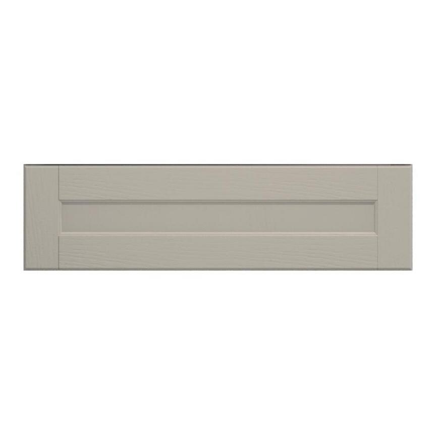 Bridgemere Pebble 1000mm x 275mm Deep Drawer Shown Closed from the Front as Part of a Full Drawer Unit