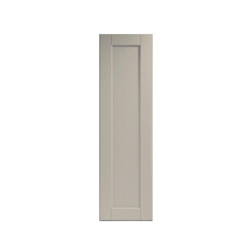 Bridgemere Pebble 400mm x 1400mm Tall Larder Door Shown Closed from the Front as part of a Full Larder Unit