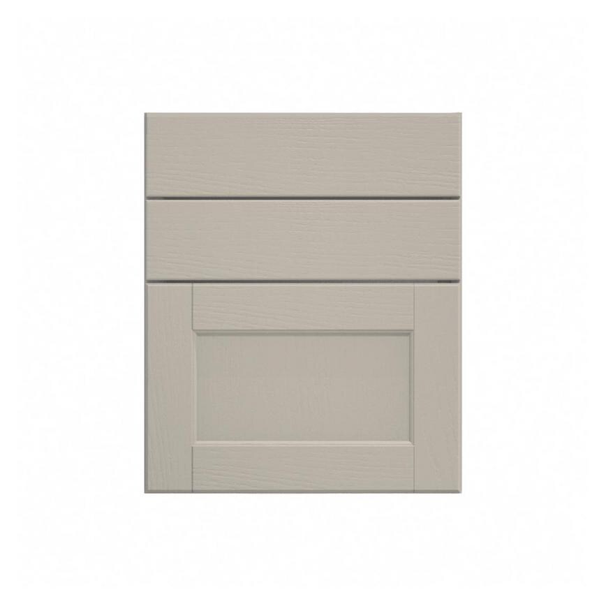 Bridgemere Pebble 600mm x 394mm Pan Drawer Shown Closed from the Front as Part of a Drawer Unit